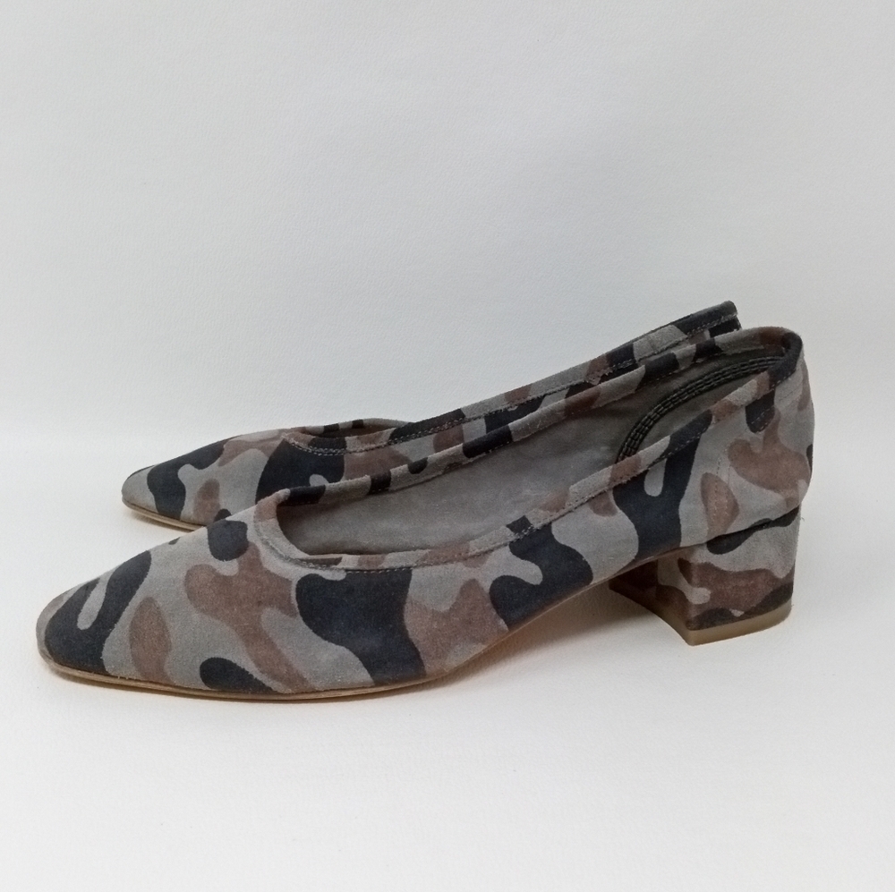 Maryam Nassir Zadeh Roberta Camo Low Heel Shoes